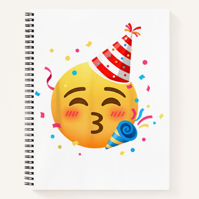 Carnet Fête d'émoticônes drôles (Devant)
