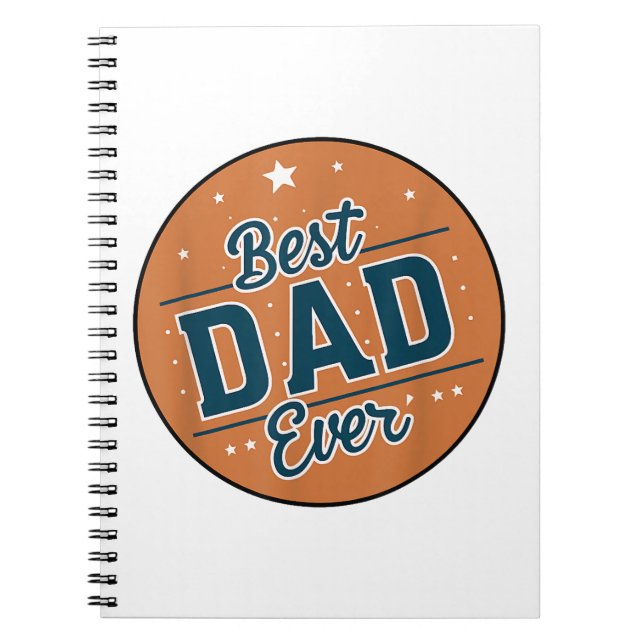 Carnet Fête des Pères Meilleur Papa du Monde (Devant)