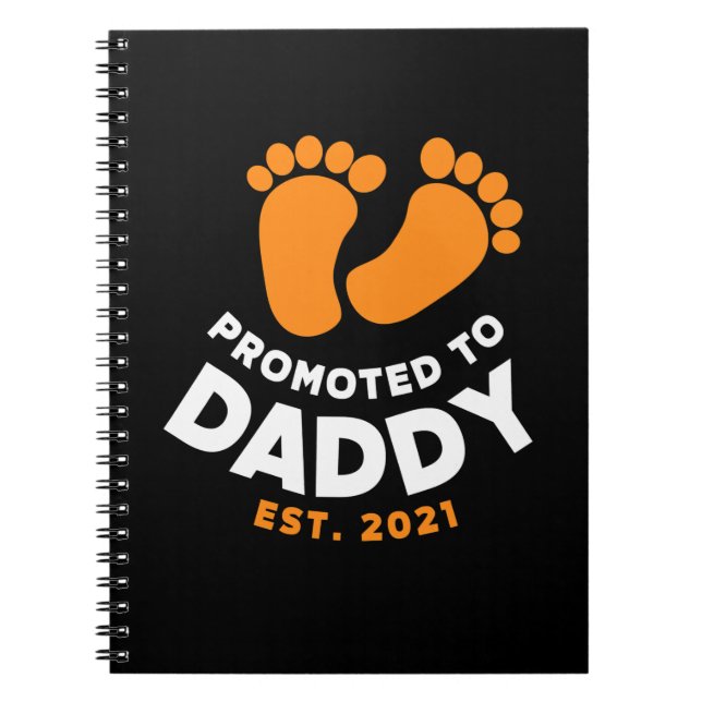 Carnet Fête des pères | Promu À Papa 2021 (Devant)