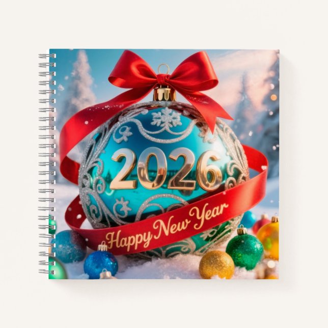 Carnet Fête du Nouvel An 2026 (Devant)