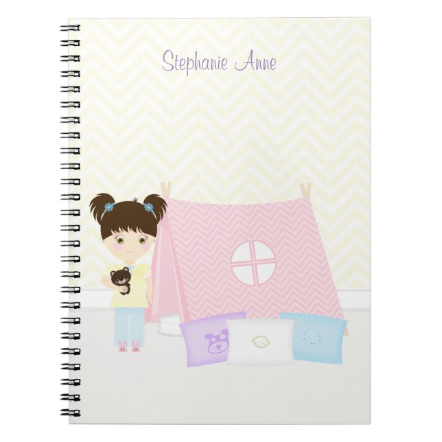 Carnet Fête pyjama Glamping (Devant)