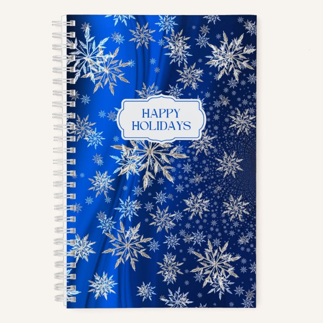 Carnet Fêtes d'hiver de Snowflake Noël (Recto)