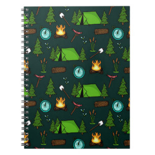 Carnet Feu De Camion En Forêt, Happy Camper, Camping Amu