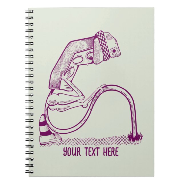 Carnet Feu de circulation triste (Devant)