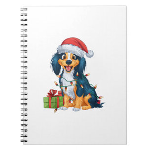 Carnet Feu Noël Chat de Noël Kooikerhondje Chien Noël