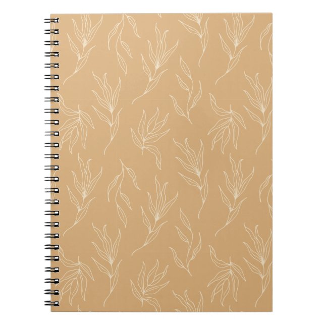 Carnet Feuillage jaune (Devant)