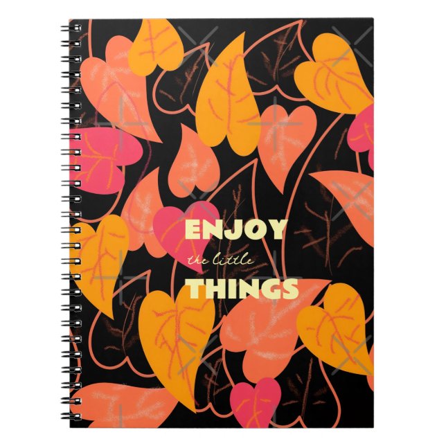 Carnet Feuille coloré (Devant)