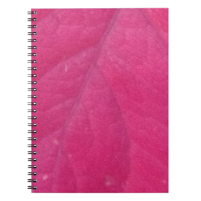Carnet Feuille d'automne pourpre (Devant)