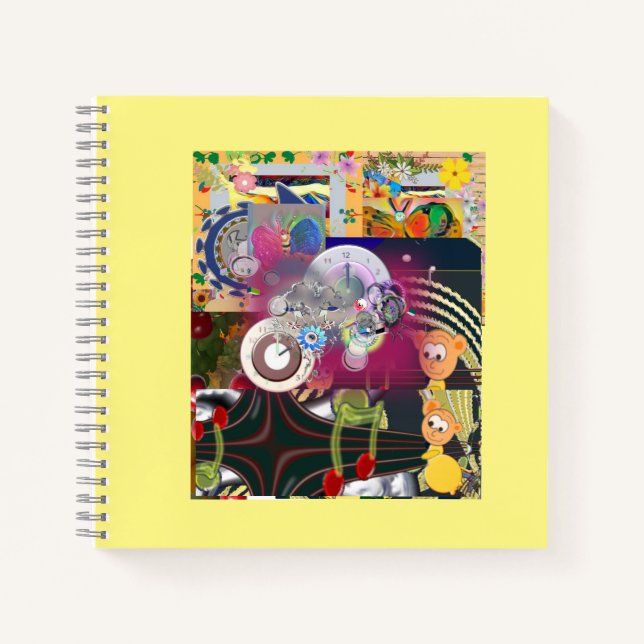 Carnet Feuille de calcul ABC Écriture Music Mice (Devant)