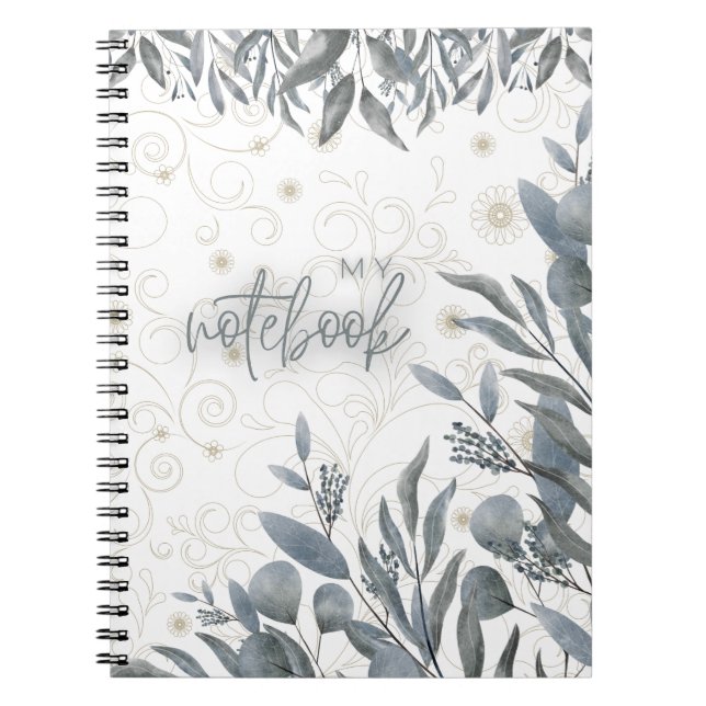 Carnet Feuille de construction gris (Devant)