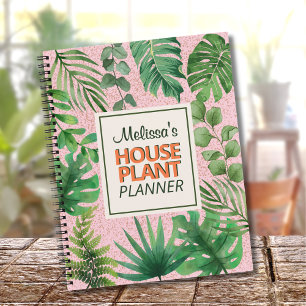 Carnet Feuille de la Maison  Plante Motif