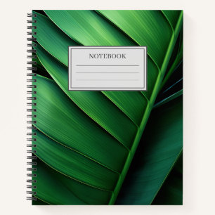 Carnet Feuille de palme tropicale