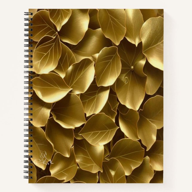 Carnet Feuille d'or (Devant)