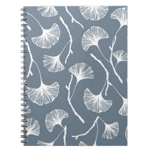 Carnet Feuille Ginkgo biloba motif transparent