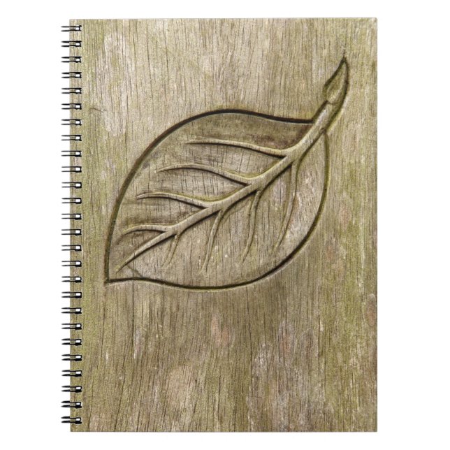 Carnet Feuille gravée (Devant)