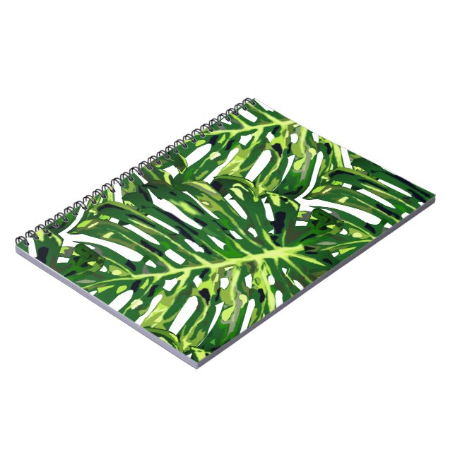 Carnet Feuille Tropical Monstera - Verdure (Côté gauche)