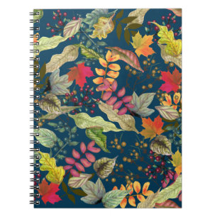 Carnet Feuilles automnales