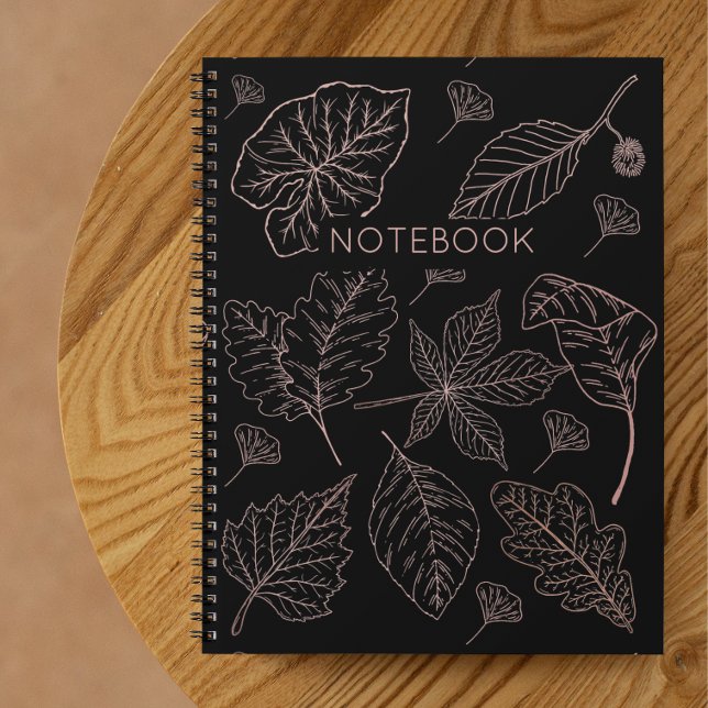 Carnet Feuilles d'automne (Autumn Leaves Notebook)