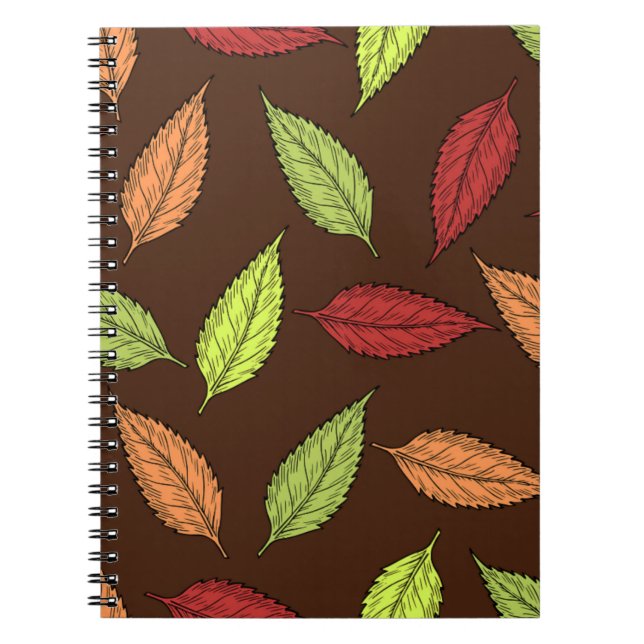 CARNET FEUILLES D'AUTOMNE (Devant)