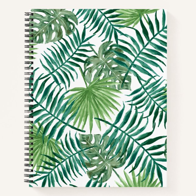 Carnet Feuilles de la jungle tropicale (Devant)