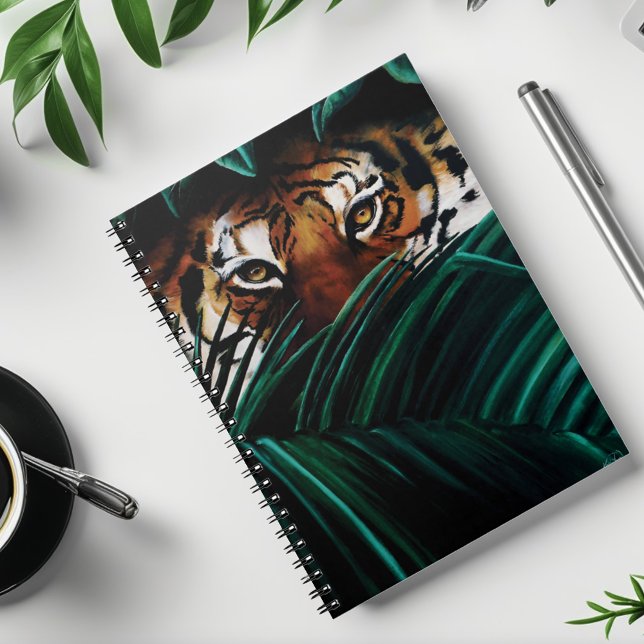 Carnet Feuilles de la jungle verte de Tiger (Créateur téléchargé)