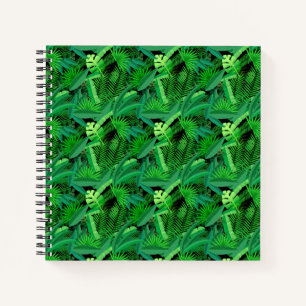 Carnet Feuilles De Palmiers Tropicaux
