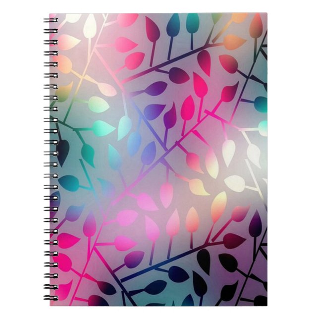 Carnet Feuilles d'Iridescente (Devant)