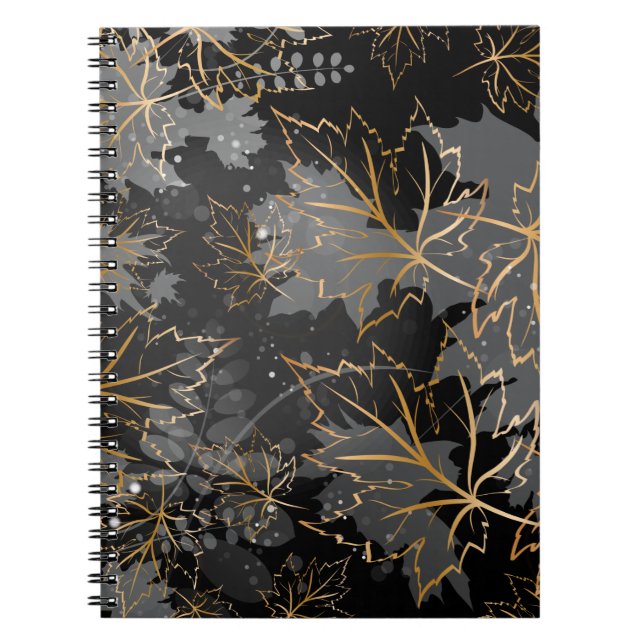 Carnet Feuilles Dorées 5 (Devant)