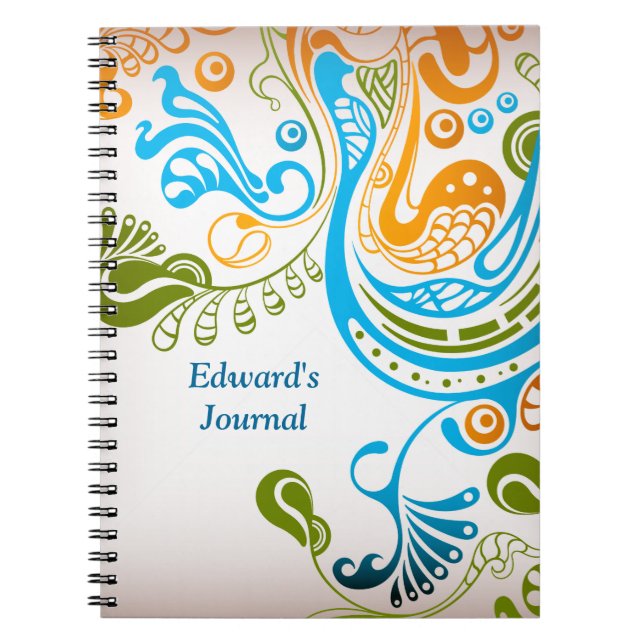 Carnet Feuilles et oiseaux (Devant)