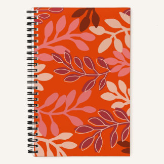 Carnet Feuilles floraux