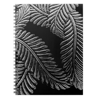 Carnet Feuilles noirs et blancs