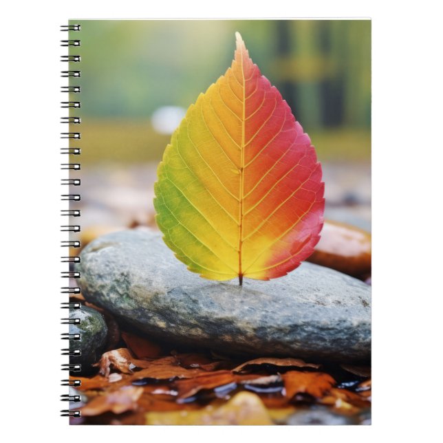 Carnet Feuilles paisible Nature sereine (Devant)