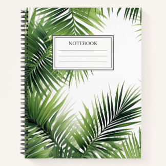 Carnet Feuilles Palm