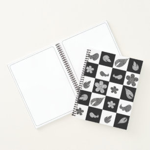 Carnet Feuilles pointillés