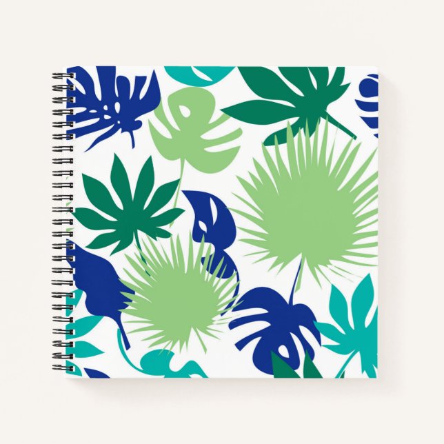 Carnet Feuilles tropicaux (Devant)