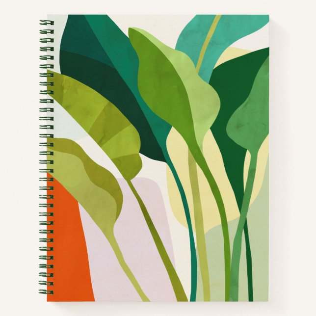 Carnet Feuilles tropicaux (Devant)