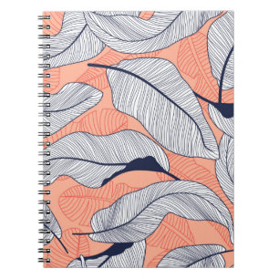 Carnet Feuilles tropicaux, feuilles jungle sans soudure v