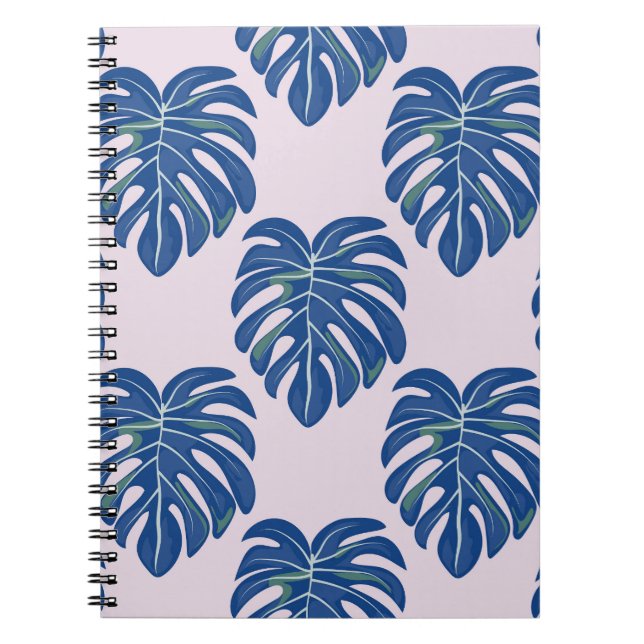 Carnet Feuilles tropicaux Motif sans couture tendance (Devant)