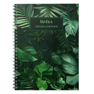 Carnet Feuilles tropicaux verdoyants