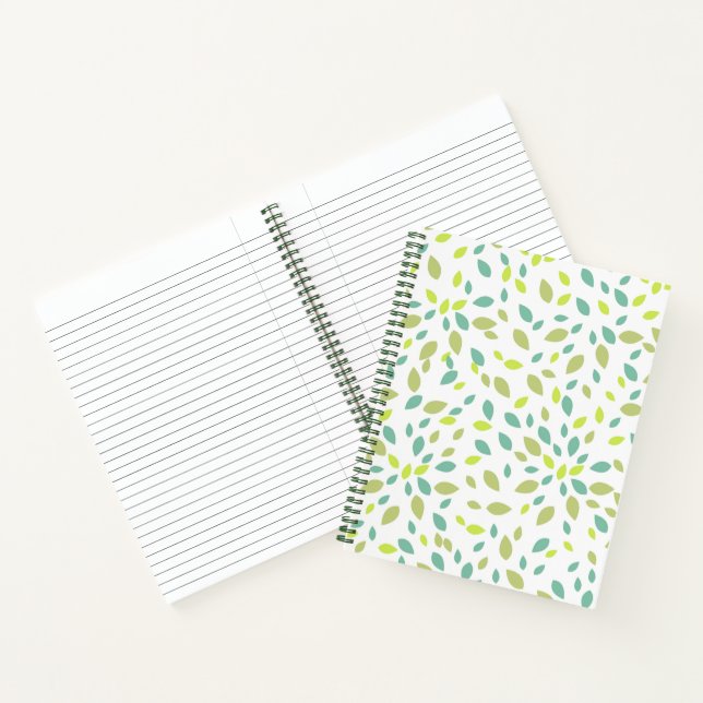 Carnet Feuilles (vertes) (Intérieur)