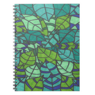 Carnet Feuilles verts tropicaux
