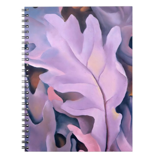 Carnet Feuilles violets par Georgia Okeeffe (Devant)