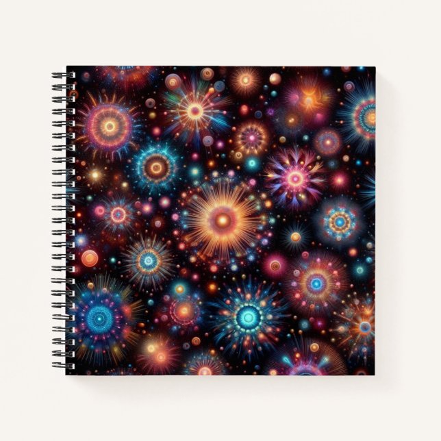 Carnet Feux d'artifice amusants (Devant)