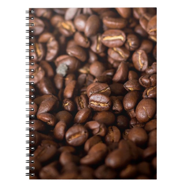 Carnet Fèves de café Background abstract, arôme, arrière  (Devant)