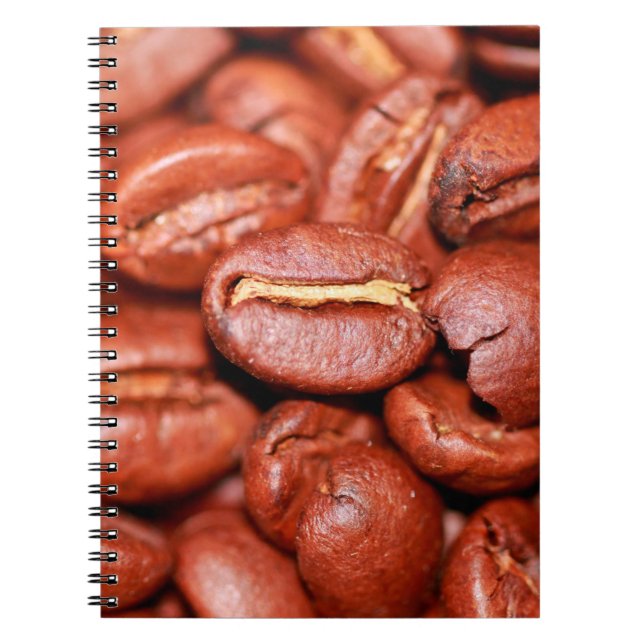 Carnet Fèves de café Brown grillées (Devant)