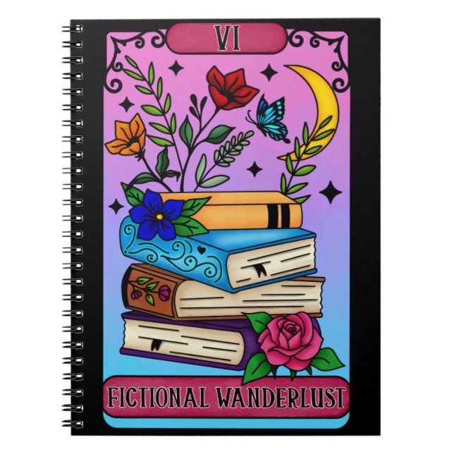 Carnet fictif de Tarot de Wanderlust (Devant)