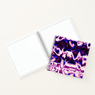 Carnet Fidèle au style Boho Rétro Marbré Rayures Fierté G