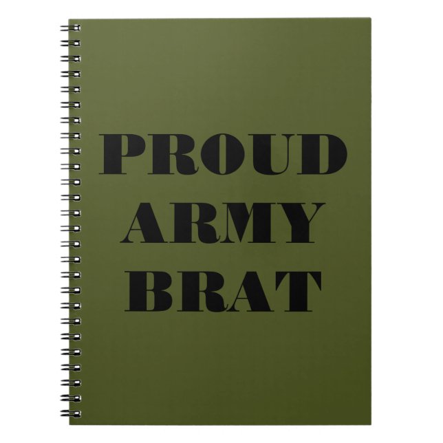 Carnet Fier Brat de l'Armée (Devant)