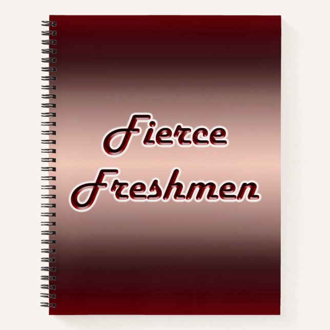 Carnet Fierce Freshmen (Devant)