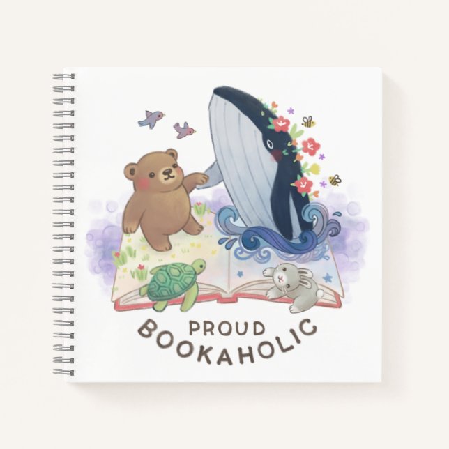 Carnet Fière bibliophile : Illustration de la magie des l (Devant)